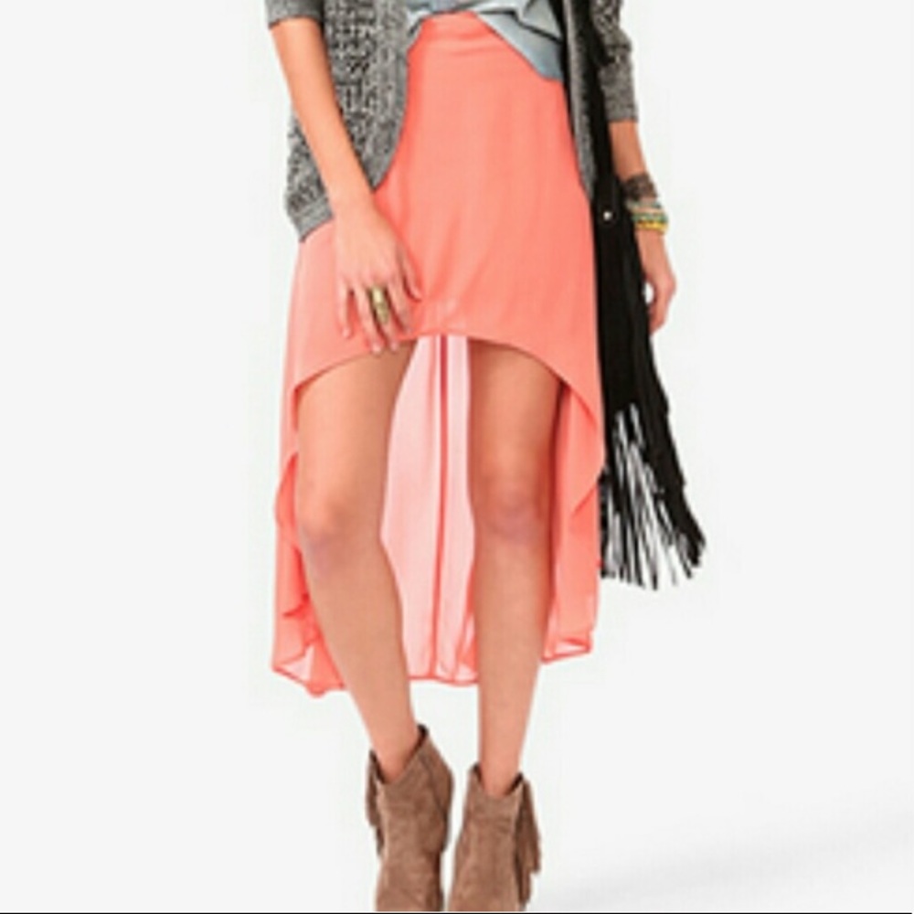 •forever 21• high low skirt